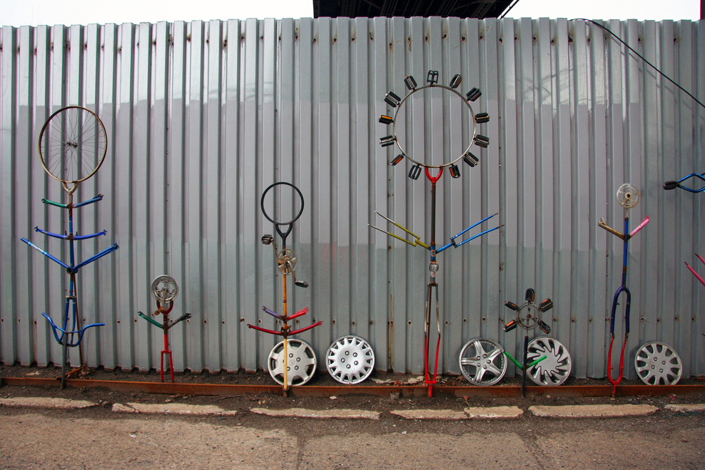 Someone Planted a Bicycle Garden in Queens!