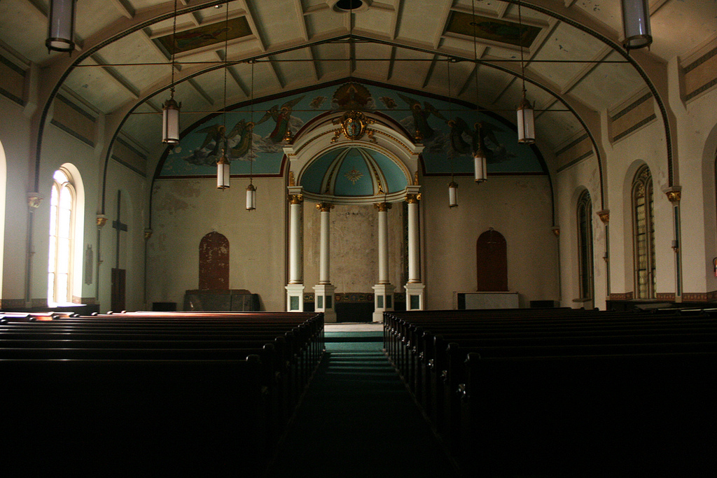 Exploring An Empty Church In Brooklyn