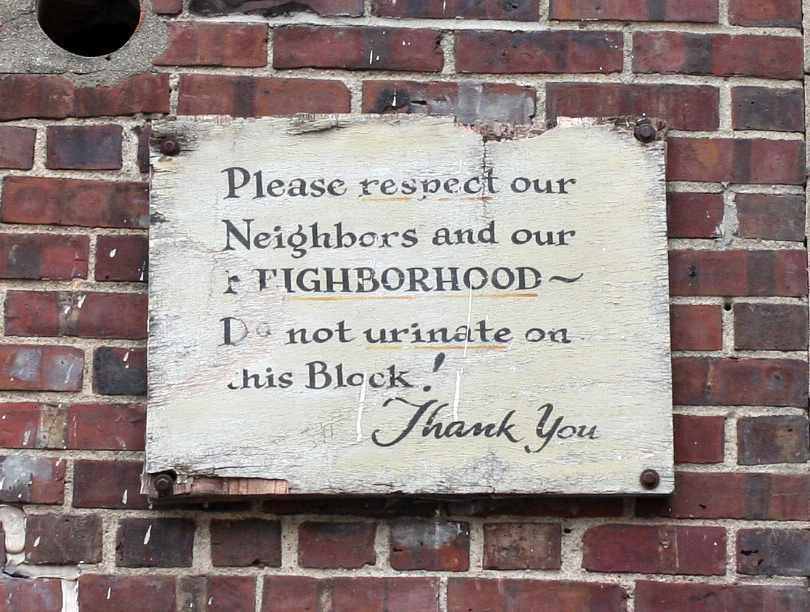 Please Do Not Urinate On The Smallest Street In Manhattan