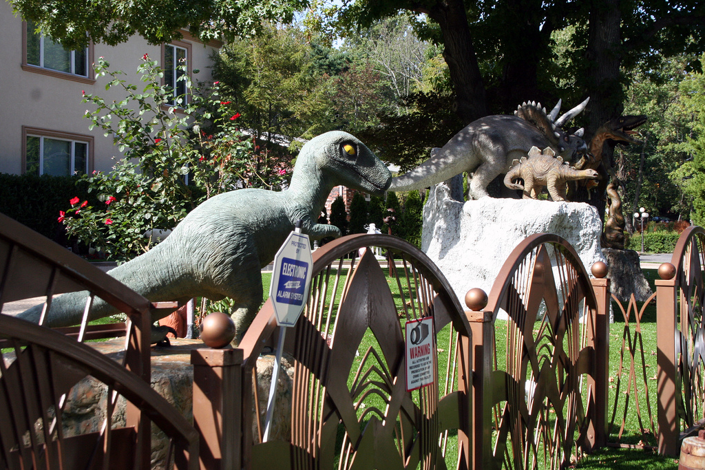 A Very Strange Lawn Zoo on Staten Island